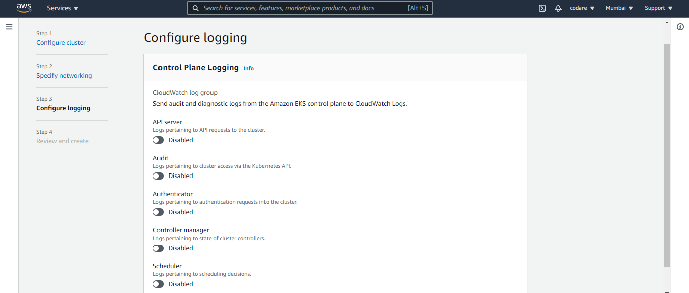 configure logging